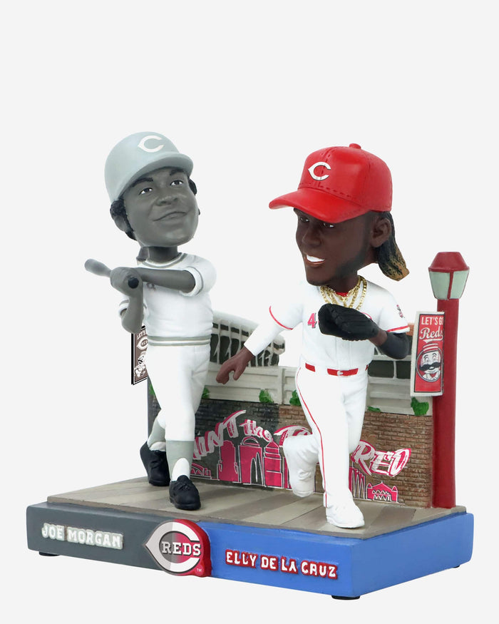 Joe Morgan & Elly De La Cruz Cincinnati Reds Then And Now Bobblehead FOCO - FOCO.com