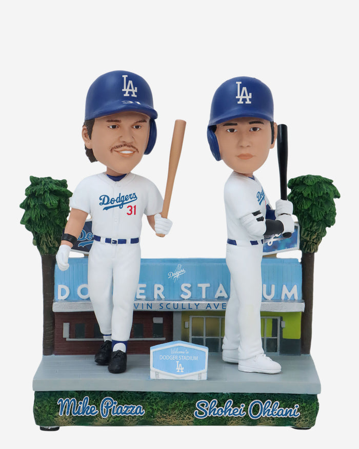 Mike Piazza & Shohei Ohtani Los Angeles Dodgers Then and Now Bobblehead FOCO - FOCO.com