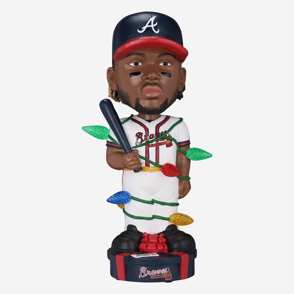 Ronald Acuna Jr Atlanta Braves Holiday Lights Bobblehead FOCO - FOCO.com