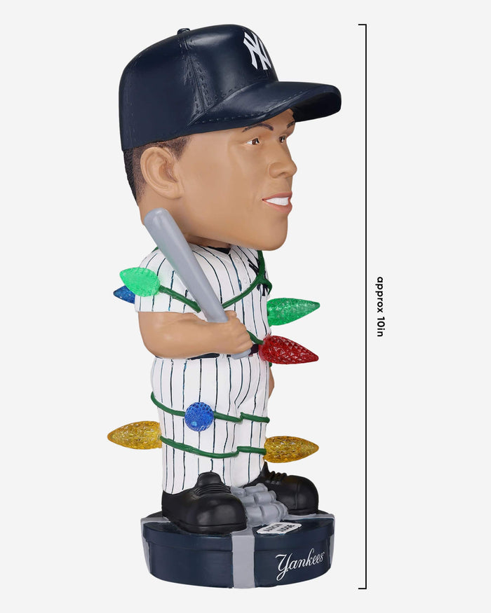 Aaron Judge New York Yankees Holiday Lights Bobblehead FOCO - FOCO.com