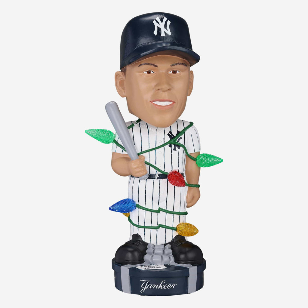 Aaron Judge New York Yankees Holiday Lights Bobblehead FOCO - FOCO.com