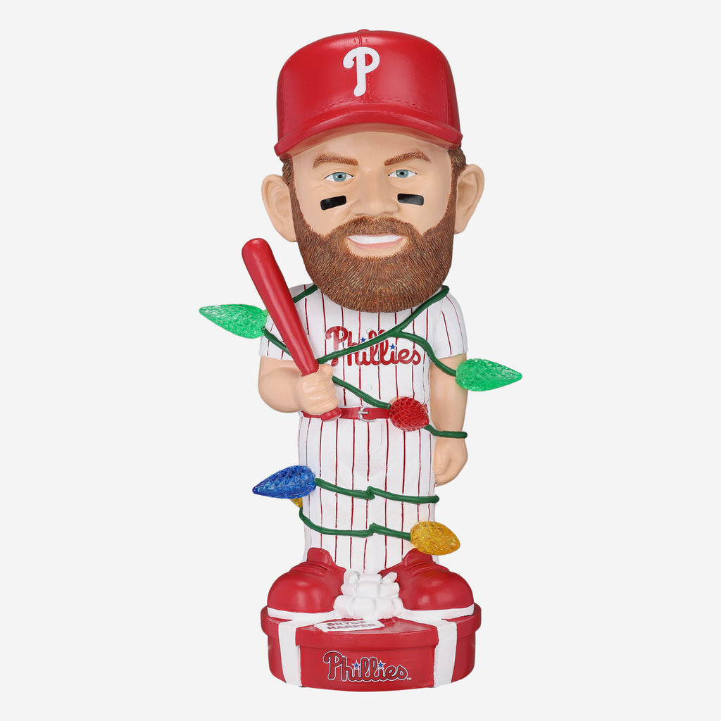 Bryce Harper Philadelphia Phillies Holiday Lights Bobblehead FOCO - FOCO.com