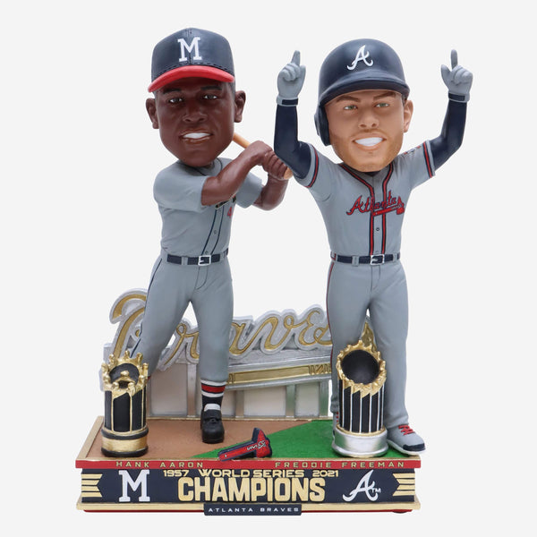 Hank Aaron Atlanta Braves Career Stat Bobblehead FOCO