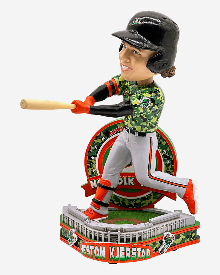 Heston Kjerstad Norfolk Tides Gamebreaker Bobblehead FOCO - FOCO.com