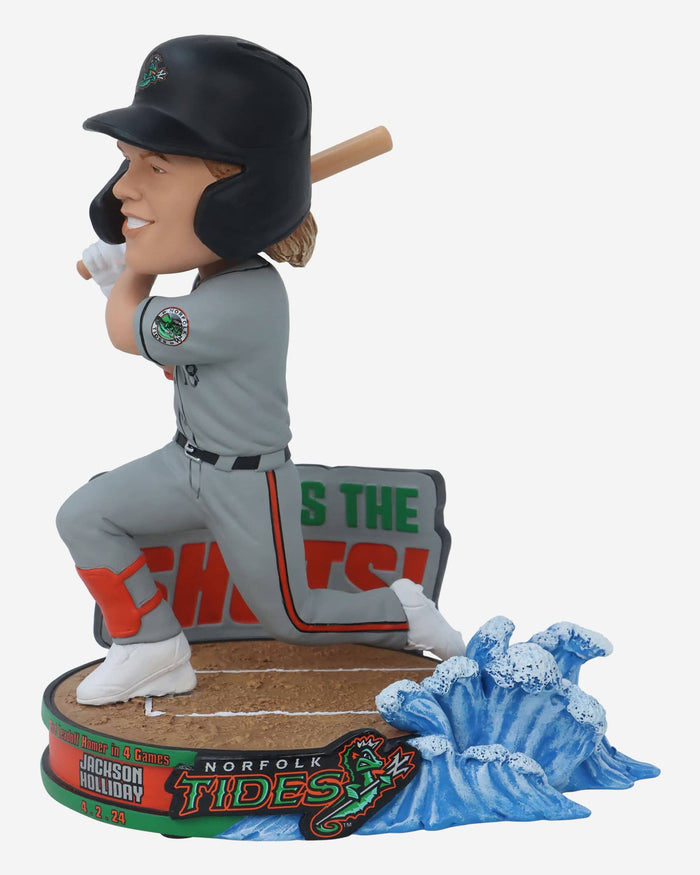 Jackson Holliday Norfolk Tides Home Run Bobblehead FOCO - FOCO.com