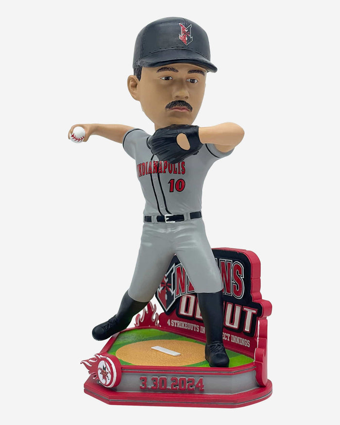 Paul Skenes Indianapolis Indians Triple A Debut Bobblehead FOCO - FOCO.com