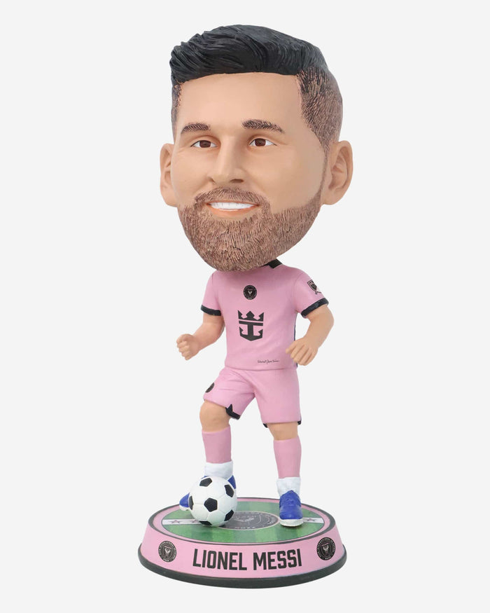 Lionel Messi Inter Miami CF Field Stripe Bighead Bobblehead FOCO - FOCO.com