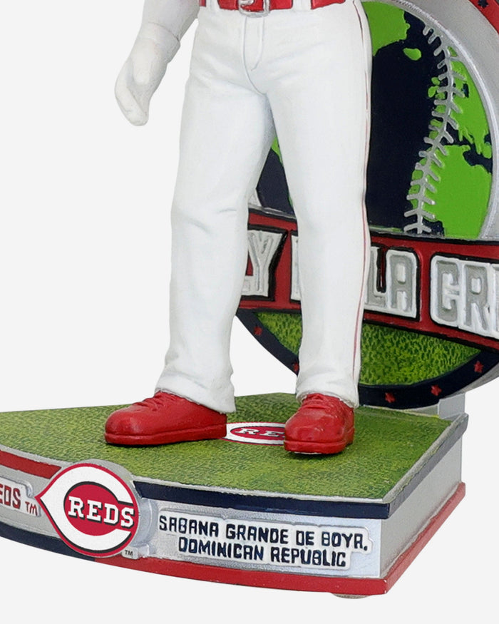 Elly De La Cruz Cincinnati Reds National Flag Bobblehead FOCO - FOCO.com