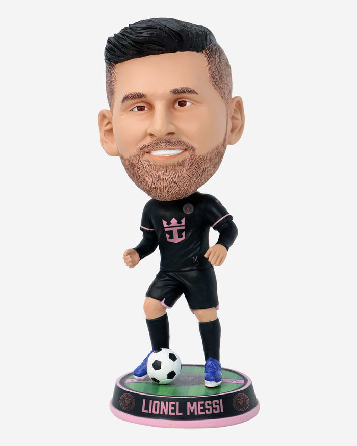 Lionel Messi Inter Miami CF Field Stripe Variant Bighead Bobblehead FOCO - FOCO.com