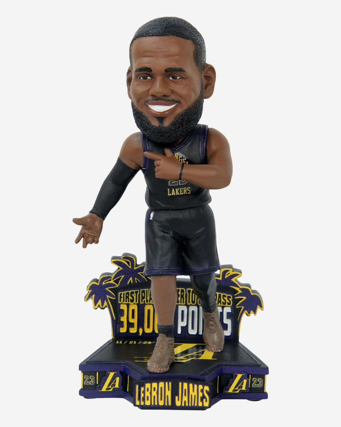 #84/221 LeBron James Los Angeles Lakers 2021 City on sale Jersey Bobblehead