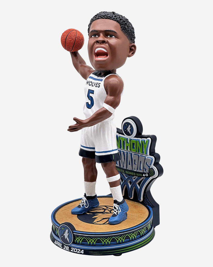 Anthony Edwards Minnesota Timberwolves Gamebreaker Bobblehead FOCO - FOCO.com