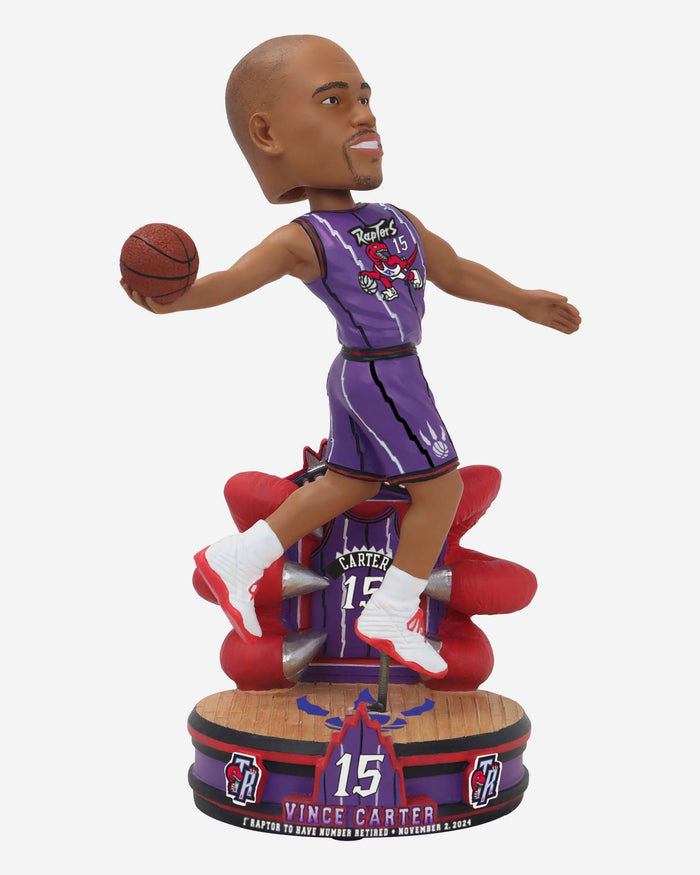 Vince Carter Toronto Raptors Jersey Retirement Bobblehead FOCO - FOCO.com