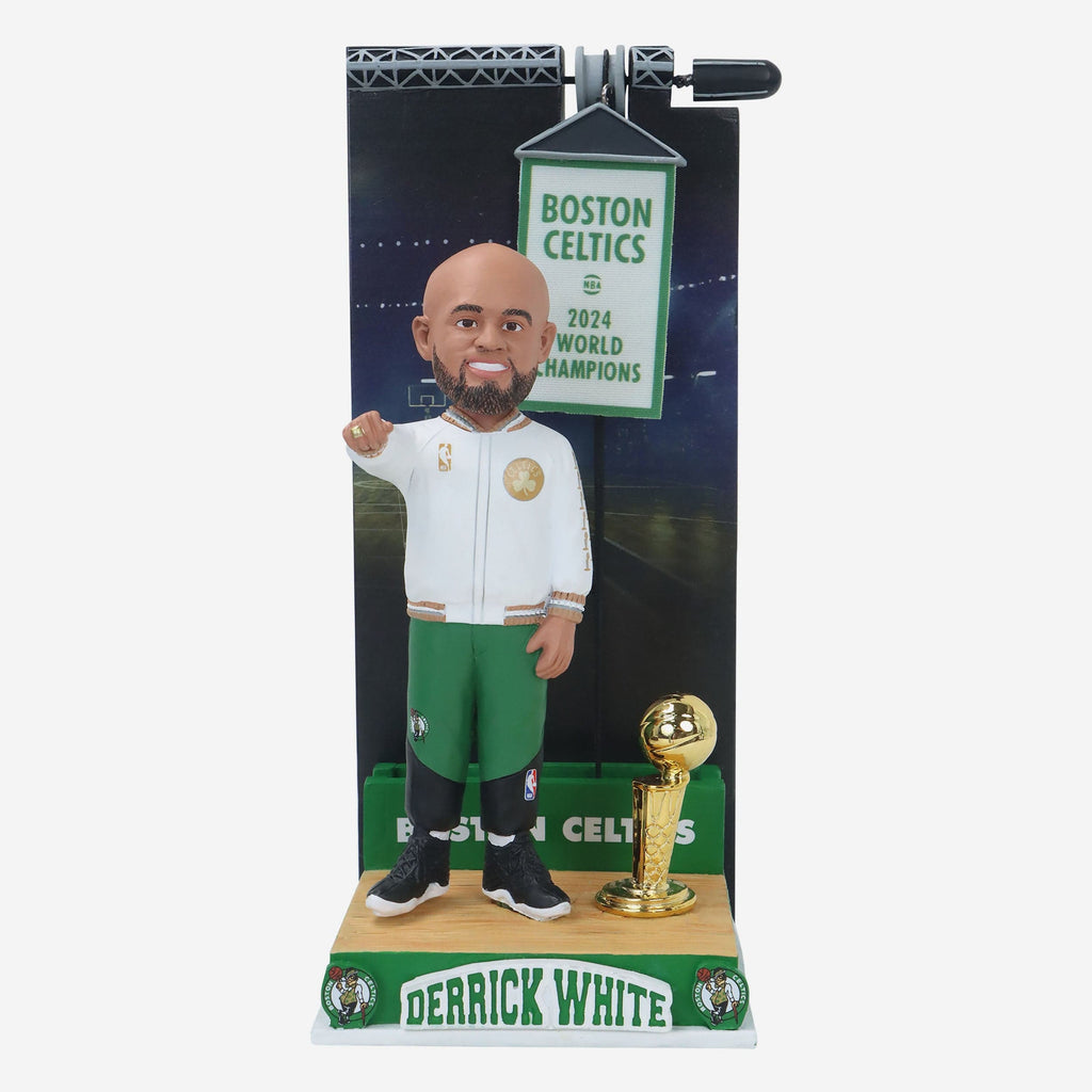 Derrick White Boston Celtics 2024 Banner Raising Bobblehead FOCO - FOCO.com