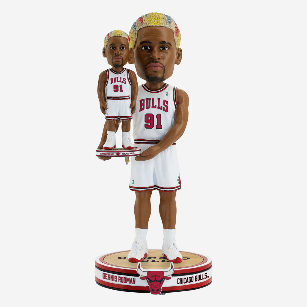 Dennis Rodman Chicago Bulls Bobble Dubblz Bobblehead FOCO - FOCO.com