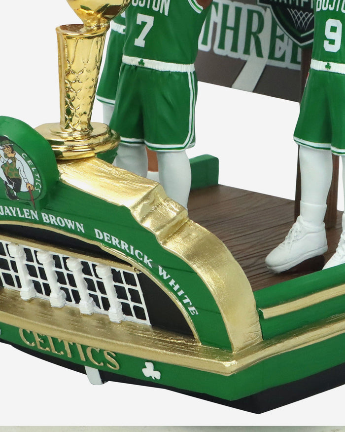 Boston Celtics 2024 NBA Champions Mini Bobblehead Scene FOCO - FOCO.com