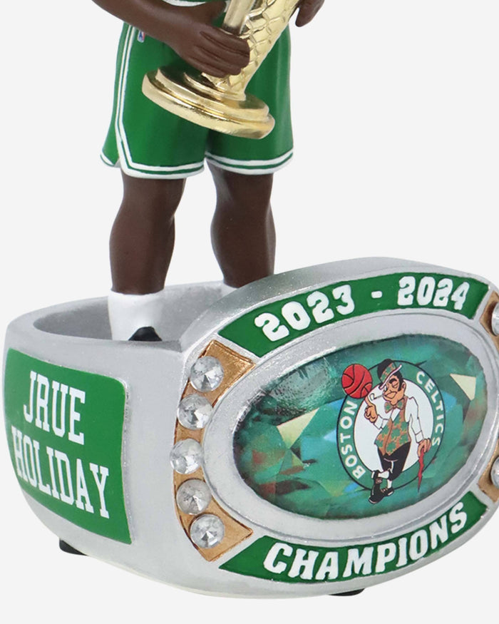 Jrue Holiday Boston Celtics 2024 NBA Champions Ring Base Bighead Bobblehead FOCO - FOCO.com