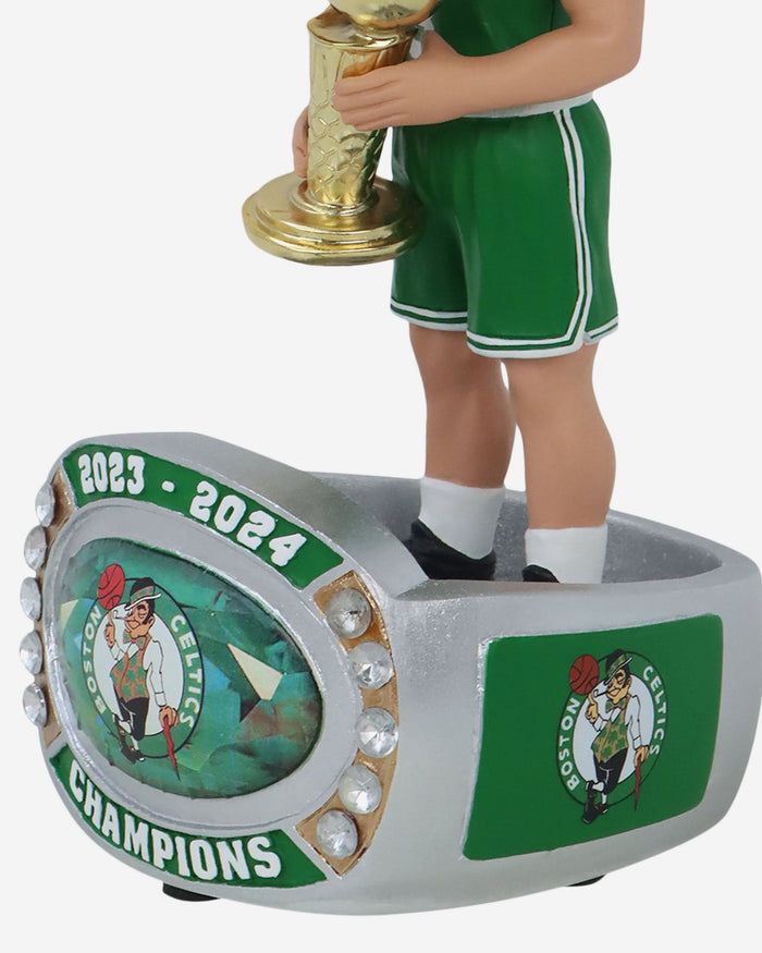 Kristaps Porzingis Boston Celtics 2024 NBA Champions Ring Base Bighead Bobblehead FOCO - FOCO.com