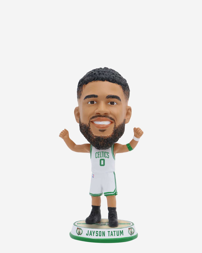 Jayson Tatum Boston Celtics Court Stripe Mini Bighead Bobblehead FOCO - FOCO.com