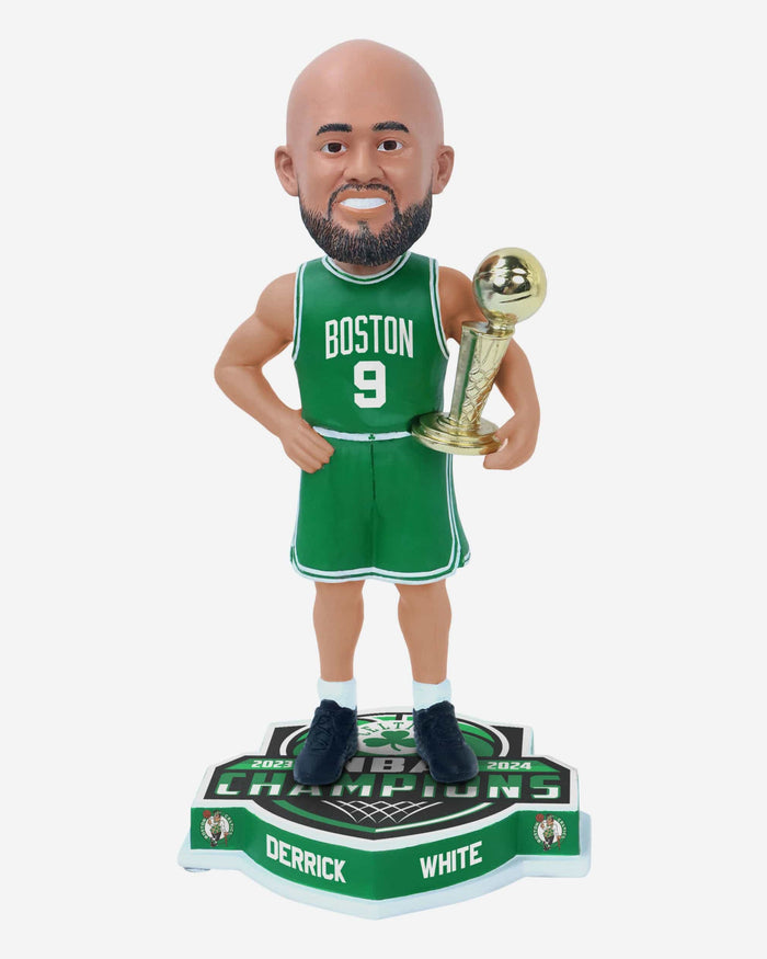 Derrick White Boston Celtics 2024 NBA Champions Green Bobblehead FOCO - FOCO.com