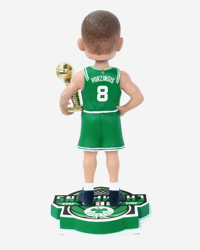 Kristaps Porzingis Boston Celtics 2024 NBA Champions Green Bobblehead FOCO - FOCO.com