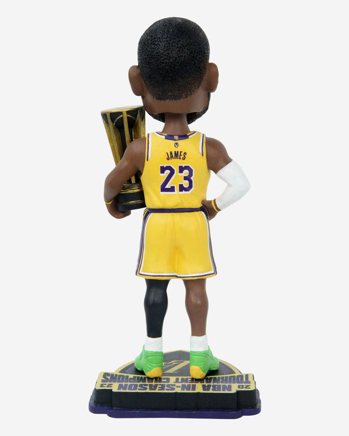 LeBron James Los Angeles Lakers 2023 In-Season Tournament Champion Bobblehead FOCO - FOCO.com