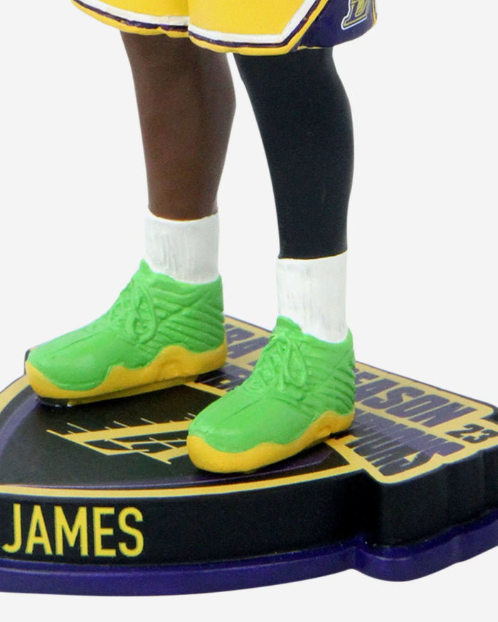 LeBron James Los Angeles Lakers 2023 In-Season Tournament Champion MVP Bobblehead FOCO - FOCO.com