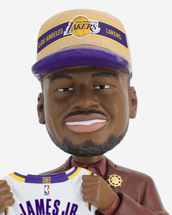 Bronny James Los Angeles Lakers 2024 NBA Draft Pick Bobblehead FOCO - FOCO.com