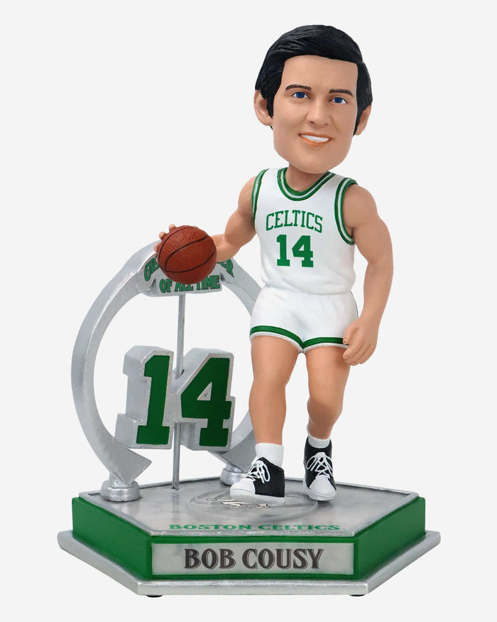 Bob Cousy Boston Celtics Legendary Number 14 Bobblehead FOCO - FOCO.com