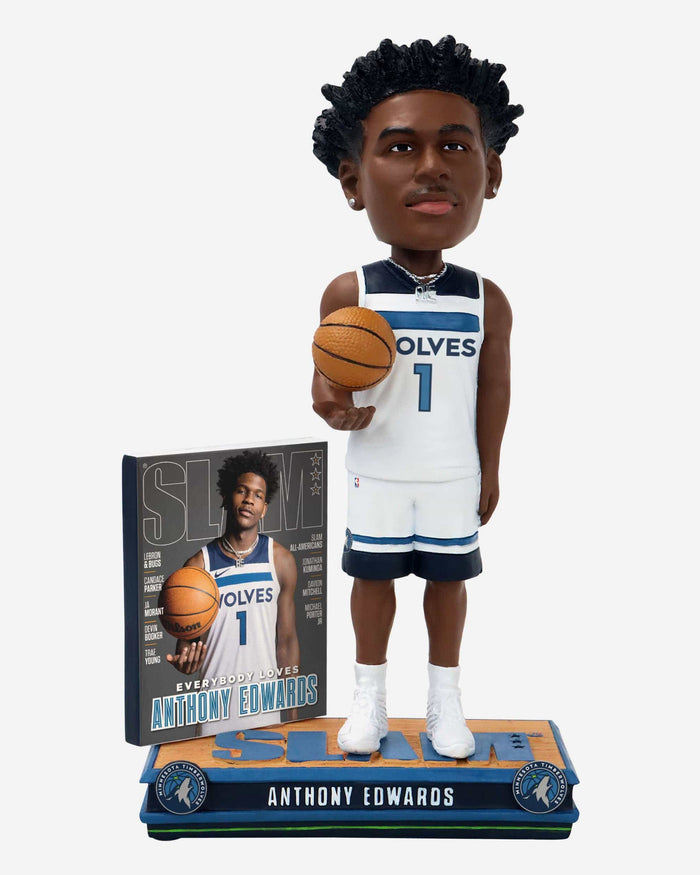 Anthony Edwards Minnesota Timberwolves Everybody Loves Ant Slam Magazine Cover Bobblehead FOCO - FOCO.com