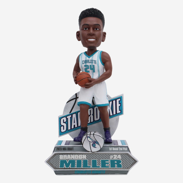 Charlotte Hornets: Brandon Miller Preseason - Officially Licensed NBA  Removable Adhesive Decal
