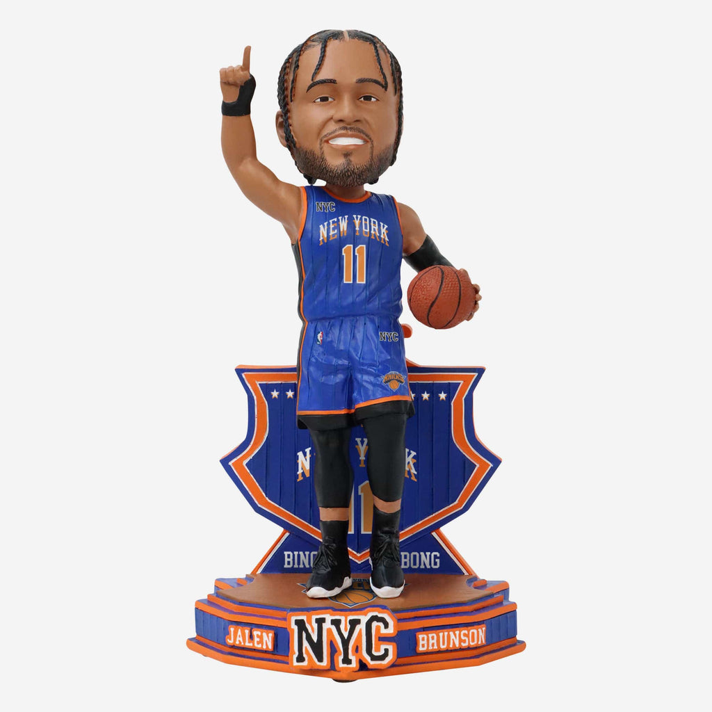 Jalen Brunson New York Knicks 2024 City Jersey Bobblehead FOCO