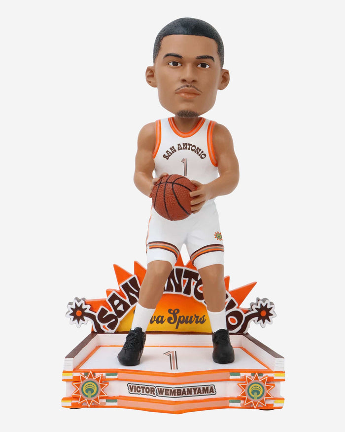 Victor Wembanyama San Antonio Spurs 2024 City Jersey Bobblehead FOCO - FOCO.com