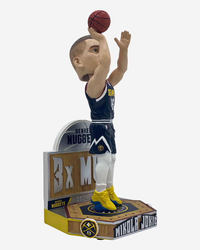 Nikola Jokic Denver Nuggets 2024 NBA 3X MVP Bobblehead FOCO - FOCO.com