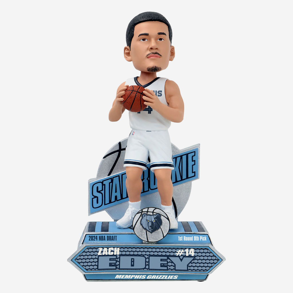 Zach Edey Memphis Grizzlies 2024 Rookie Series Bobblehead FOCO - FOCO.com