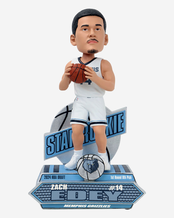 Zach Edey Memphis Grizzlies 2024 Rookie Series Bobblehead FOCO - FOCO.com