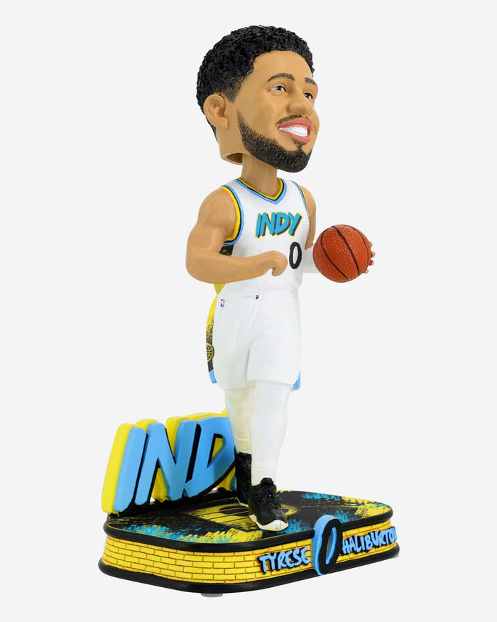 Tyrese Haliburton Indiana Pacers 2025 City Jersey Bobblehead FOCO - FOCO.com