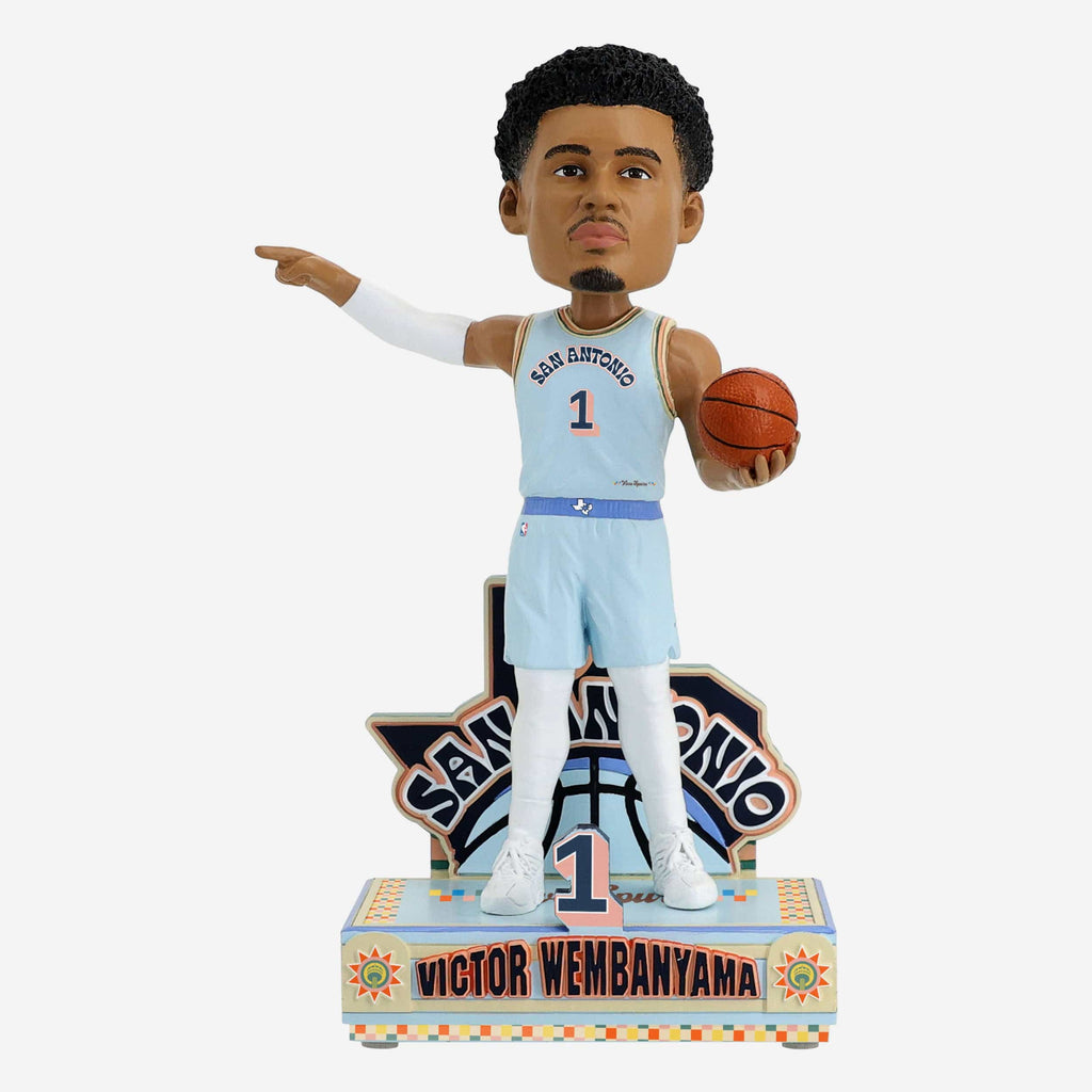 Victor Wembanyama San Antonio Spurs 2025 City Jersey Bobblehead FOCO - FOCO.com