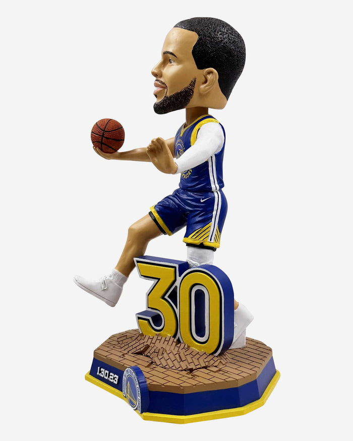 Steph Curry Golden State Warriors Franchise All-Time Field Goals Made Leader Bobblehead FOCO - FOCO.com