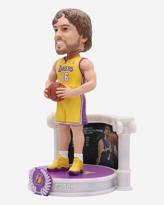 Pau Gasol Los Angeles Lakers Career Retrospective Bobblehead FOCO - FOCO.com