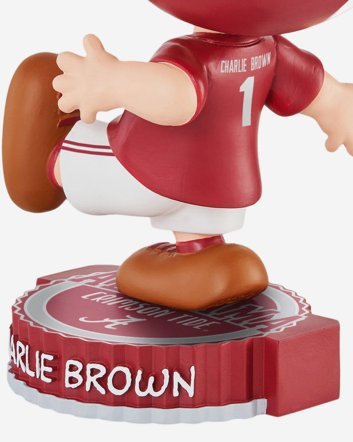 Alabama Crimson Tide Charlie Brown Peanuts Bighead Bobblehead FOCO - FOCO.com