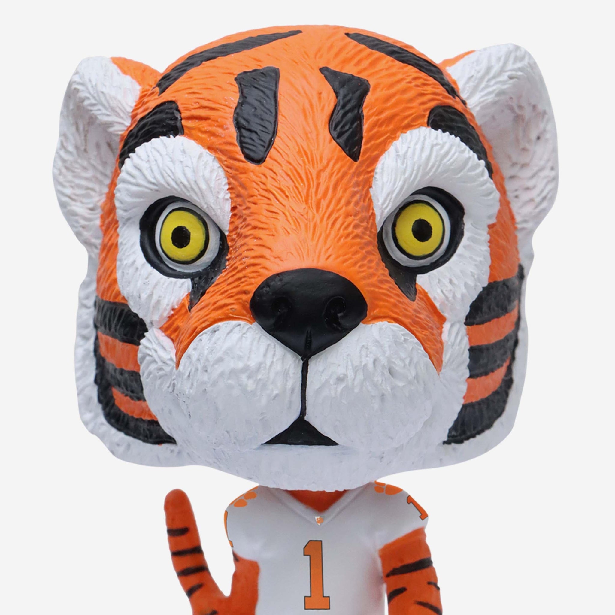 FOCO Bengals bobbleheads feature White Bengal Tiger uniforms, helmets