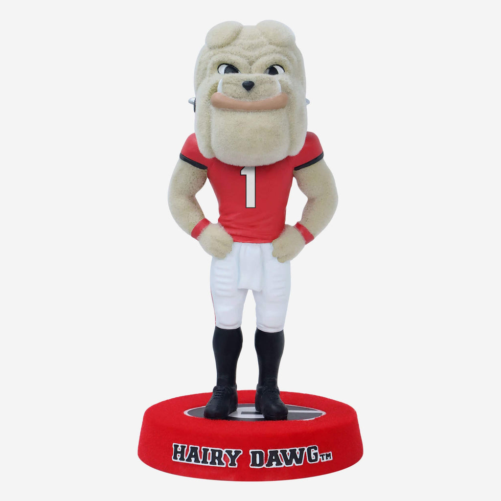 Hairy Dawg Georgia Bulldogs Fuzzy Fur Mascot Bobblehead FOCO - FOCO.com