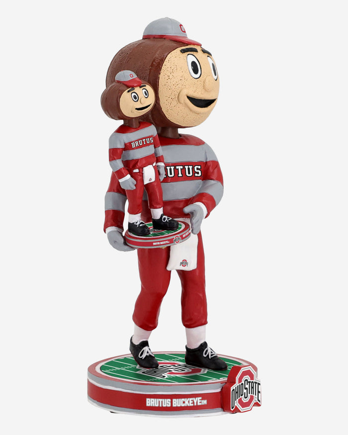 Brutus Buckeye Ohio State Buckeyes Bobble Dubblz Mascot Bobblehead FOCO - FOCO.com