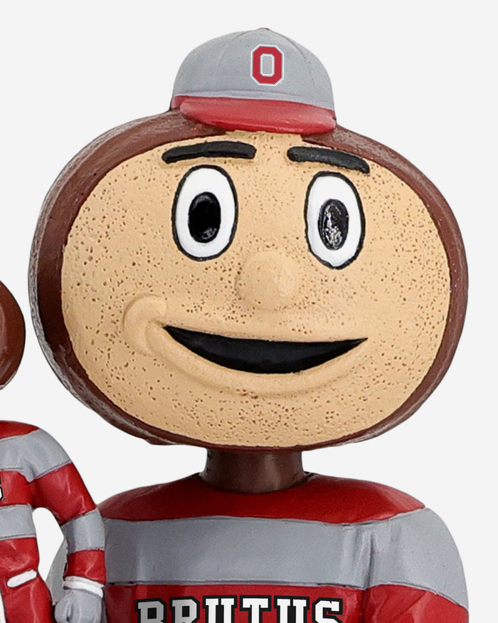 Brutus Buckeye Ohio State Buckeyes Bobble Dubblz Mascot Bobblehead FOCO - FOCO.com