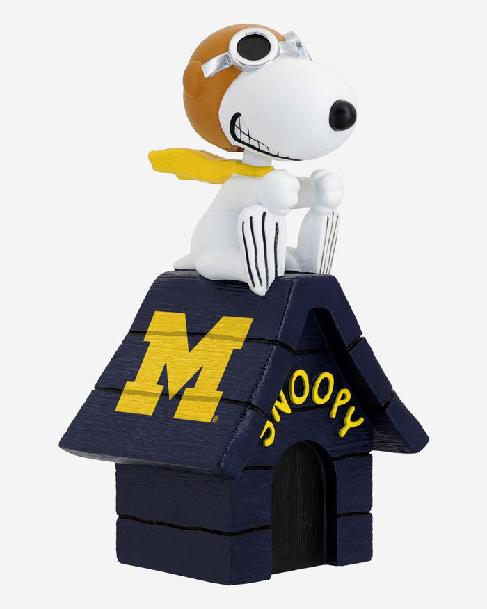 Michigan Wolverines Snoopy 2024 Peanuts Flying Ace Bobblehead FOCO - FOCO.com