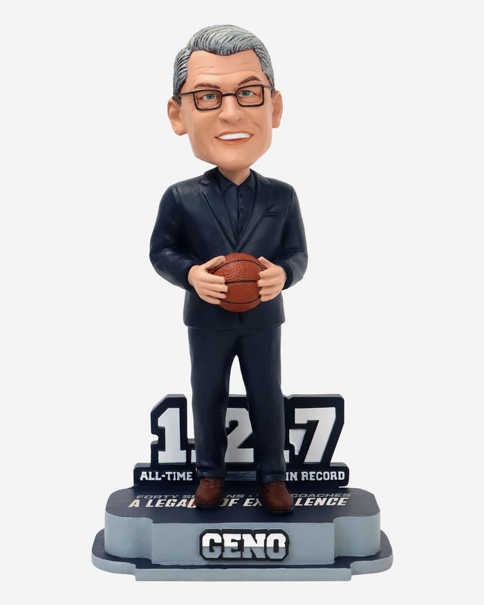 Geno Auriemma UConn Huskies All-Time Win Record Bobblehead FOCO - FOCO.com