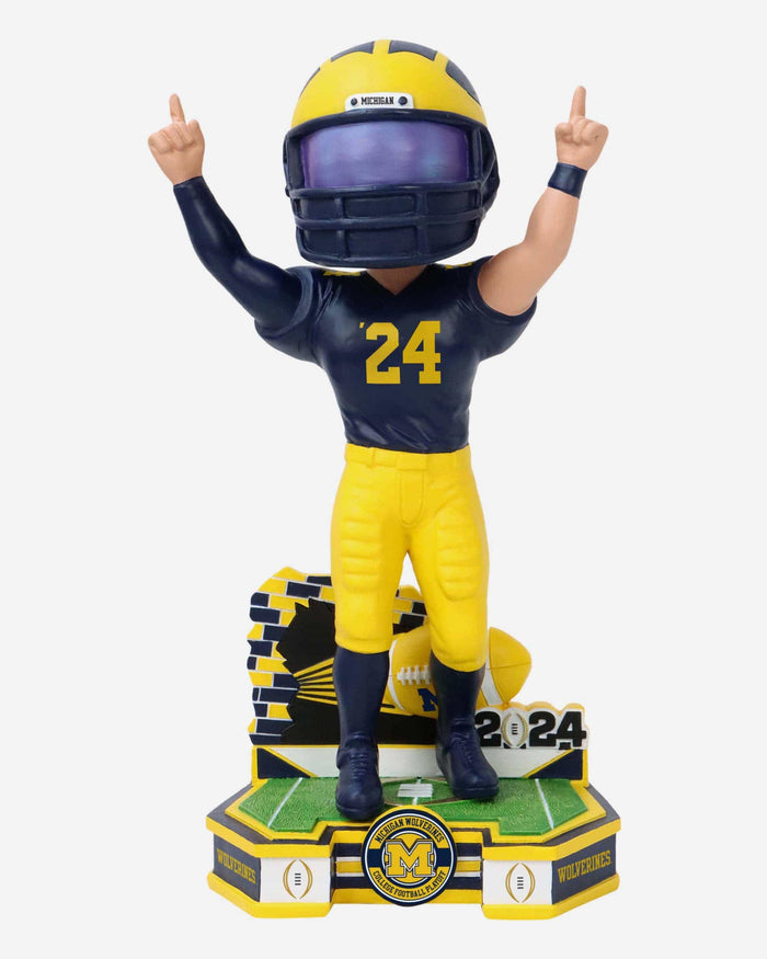 Michigan Wolverines 2024 College Football Playoff Bobblehead FOCO - FOCO.com