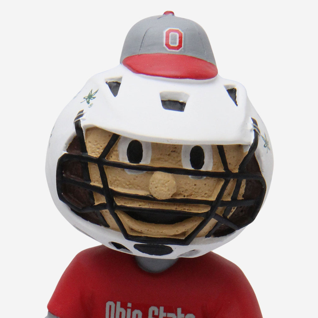 Brutus Buckeye Ohio State Buckeyes Lacrosse Mascot Bobblehead FOCO