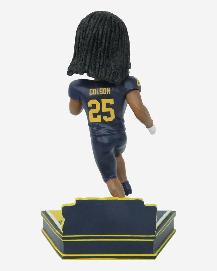 Junior Colson Michigan Wolverines 2023 Football Blue Uniform Student Athlete Bobblehead FOCO - FOCO.com