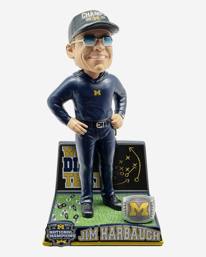 Jim Harbaugh Michigan Wolverines We Did That Bobblehead FOCO - FOCO.com